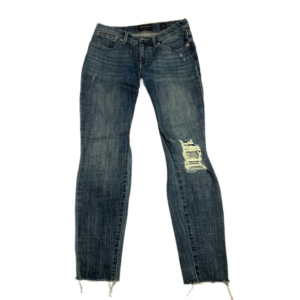 Lucky Brand Mid Rise Skinny Ava Cropped
